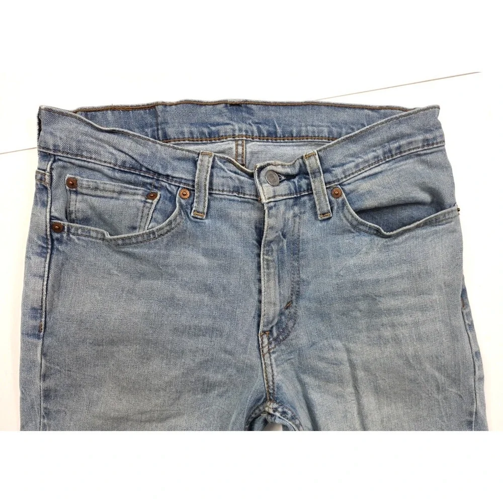 Levi's 511 Slim Fit Light Wash Tapered‎ Leg Denim Jeans Men's Size 31x30